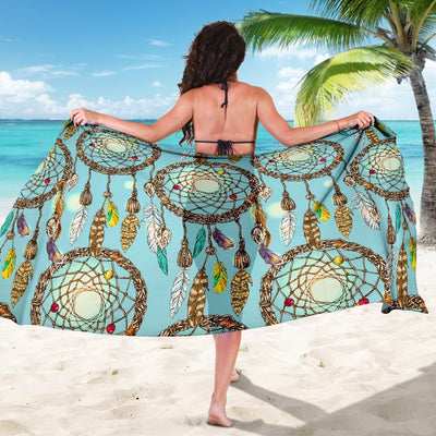 Blue Dream catcher Beach Sarong Pareo Wrap