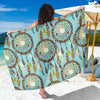 Blue Dream catcher Beach Sarong Pareo Wrap