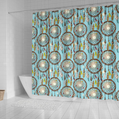 Blue Dream catcher Shower Curtain
