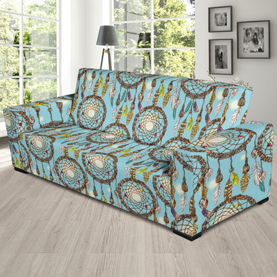 Blue Dream catcher Sofa Slipcover-JORJUNE.COM