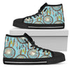 Blue Dream Catcher Women High Top Shoes