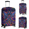 Blue Elephant Indian Mandala Luggage Cover Protector