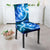 Blue Neon Sea Turtle Print Dining Chair Slipcover-JORJUNE.COM