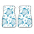 Blue Sea Turtle Pattern Car Floor Mats