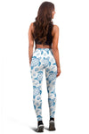 Blue Sea Turtle Pattern Women Leggings