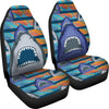 Blue Shark Pattern Universal Fit Car Seat Covers