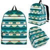 Blue Tribal Aztec Premium Backpack