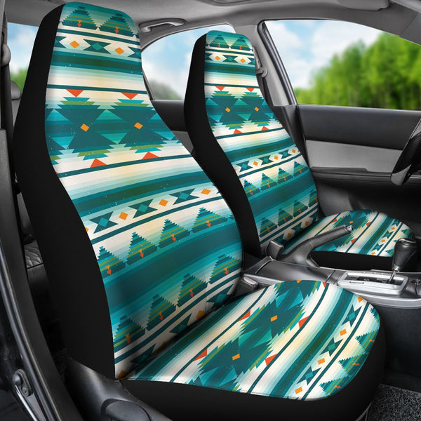 Blue Tribal Aztec Universal Fit Car Seat Covers Jorjune