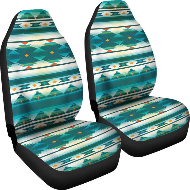 Blue Tribal Aztec Universal Fit Car Seat Covers Jorjune