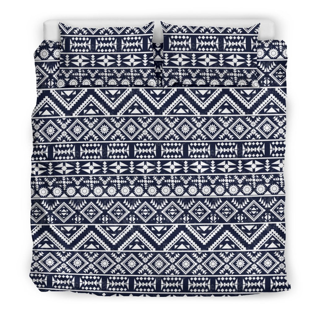 Black White Tribal Aztec Duvet Cover Bedding Set