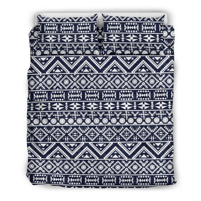 Black White Tribal Aztec Duvet Cover Bedding Set