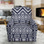 Blue White Tribal Aztec Recliner Slipcover-JORJUNE.COM