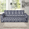 Blue White Tribal Aztec Sofa Slipcover-JORJUNE.COM