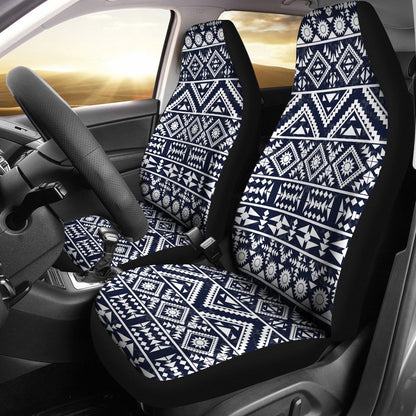 Black White Tribal Aztec Universal Fit Car Seat Covers