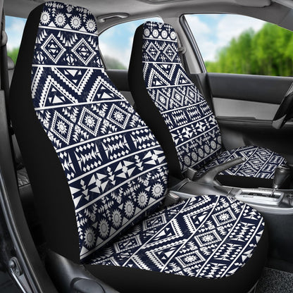 Black White Tribal Aztec Universal Fit Car Seat Covers