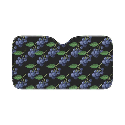 Blueberry Pattern Print Design BB01 Car Sun Shade-JorJune