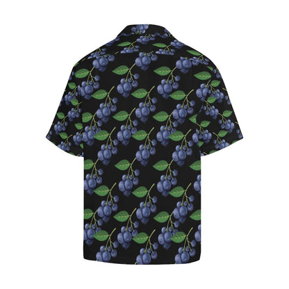 Blueberry Pattern Print Design BB01 Men Hawaiian Shirt-JorJune