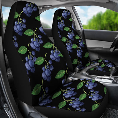 Blueberry Pattern Print Design BB01 Universal Fit Car Seat Covers