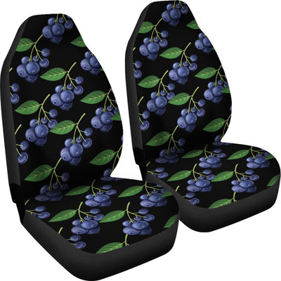 Blueberry Pattern Print Design BB01 Universal Fit Car Seat Covers