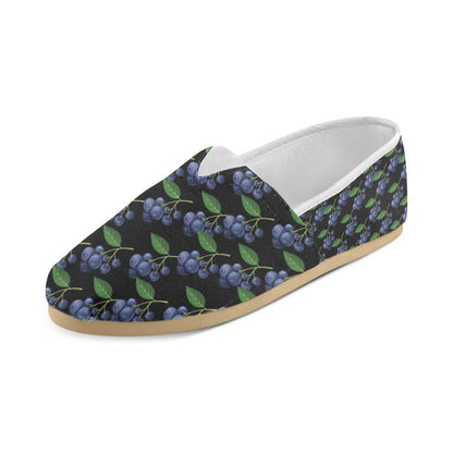 Blueberry Pattern Print Design BB01 Women Casual Shoes-JorJune.com