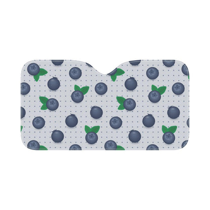 Blueberry Pattern Print Design BB02 Car Sun Shade-JorJune