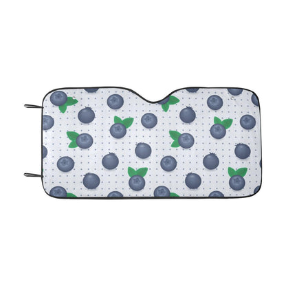 Blueberry Pattern Print Design BB02 Car Sun Shade-JorJune
