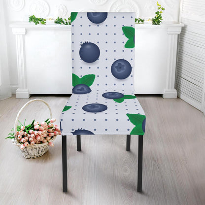 Blueberry Pattern Print Design BB02 Dining Chair Slipcover-JORJUNE.COM
