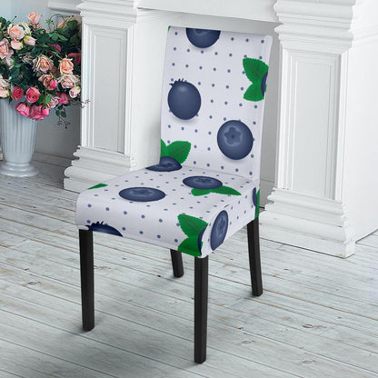 Blueberry Pattern Print Design BB02 Dining Chair Slipcover-JORJUNE.COM