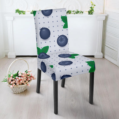 Blueberry Pattern Print Design BB02 Dining Chair Slipcover-JORJUNE.COM