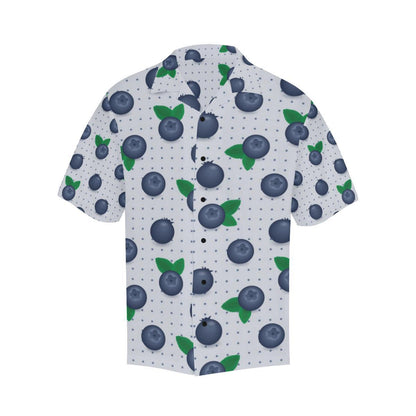 Blueberry Pattern Print Design BB02 Men Hawaiian Shirt-JorJune
