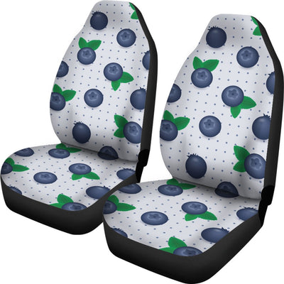 Blueberry Pattern Print Design BB02 Universal Fit Car Seat Covers