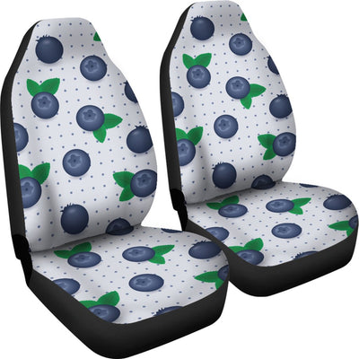 Blueberry Pattern Print Design BB02 Universal Fit Car Seat Covers