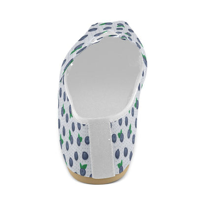 Blueberry Pattern Print Design BB02 Women Casual Shoes-JorJune.com