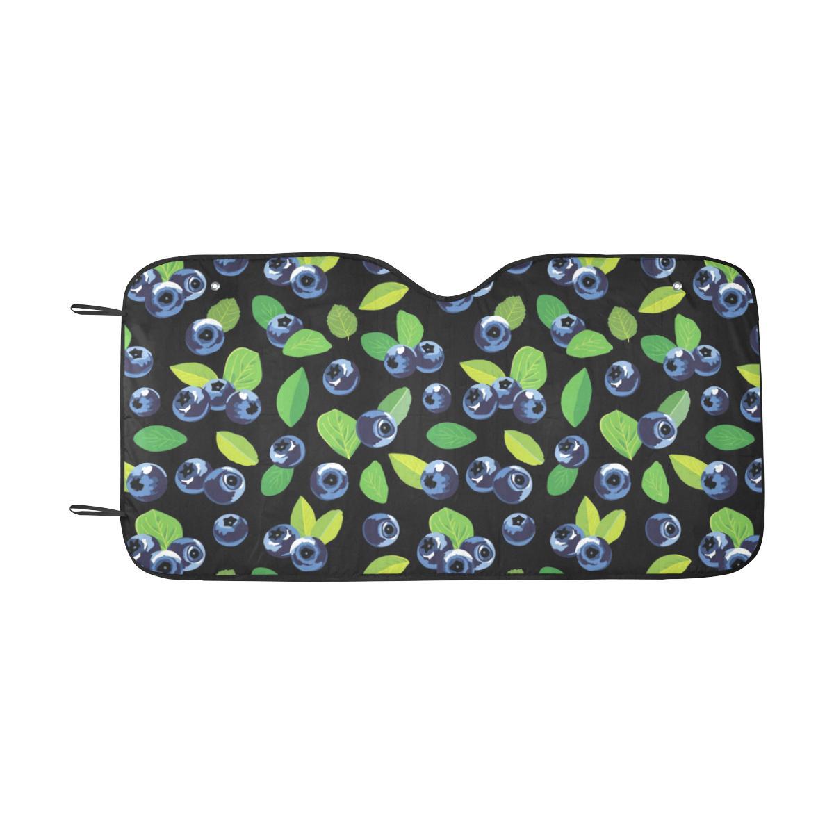 Blueberry Pattern Print Design BB03 Car Sun Shade-JorJune