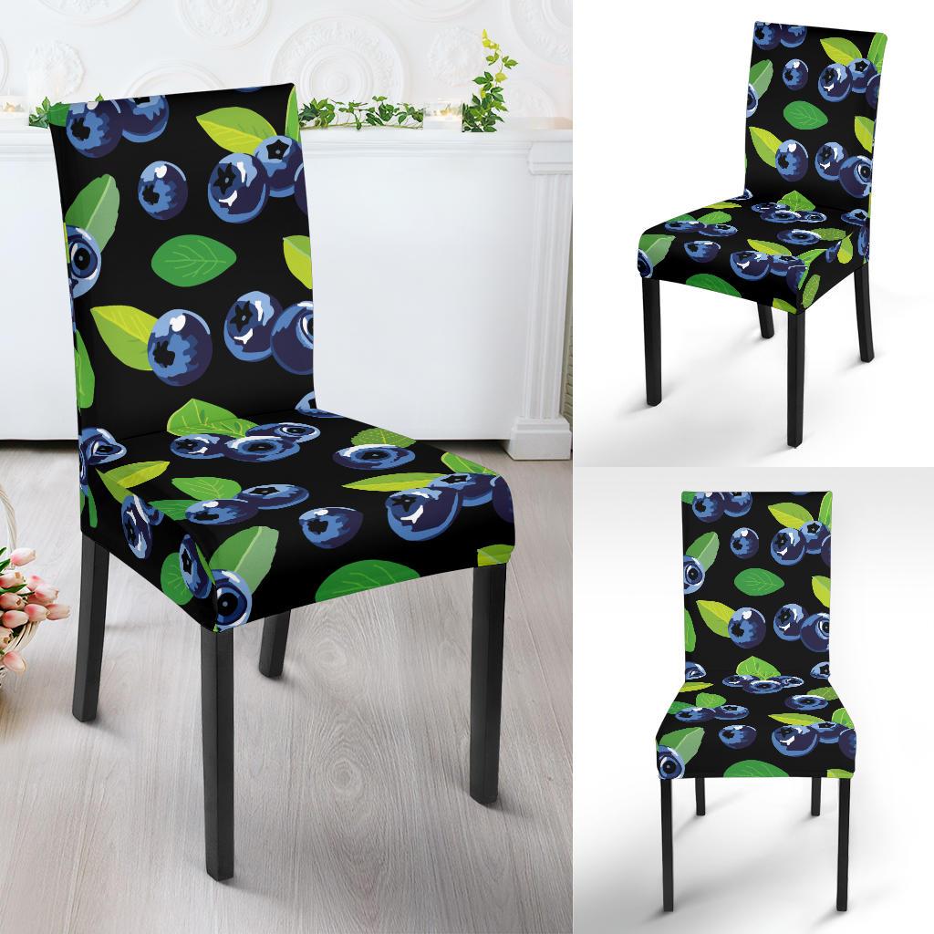 Blueberry Pattern Print Design BB03 Dining Chair Slipcover-JORJUNE.COM