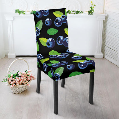 Blueberry Pattern Print Design BB03 Dining Chair Slipcover-JORJUNE.COM