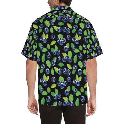 Blueberry Pattern Print Design BB03 Men Hawaiian Shirt-JorJune