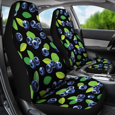 Blueberry Pattern Print Design BB03 Universal Fit Car Seat Covers