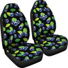 Blueberry Pattern Print Design BB03 Universal Fit Car Seat Covers