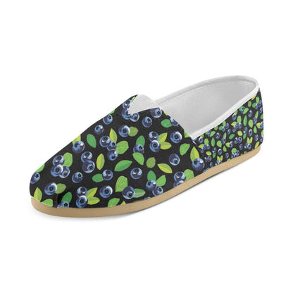 Blueberry Pattern Print Design BB03 Women Casual Shoes-JorJune.com