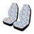 Bluebird Pattern Print Design 01 Car Seat Covers (Set of 2)-JORJUNE.COM