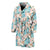 Bluebird Pattern Print Design 03 Men Bathrobe-JORJUNE.COM