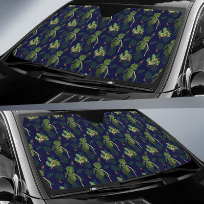 Boa Pattern Print Design 02 Car Sun Shade-JORJUNE.COM