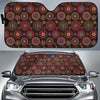 Bohemian Pattern Print Design 01 Car Sun Shade-JORJUNE.COM