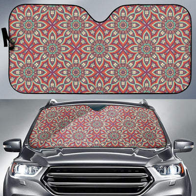 Bohemian Pattern Print Design 03 Car Sun Shade-JORJUNE.COM