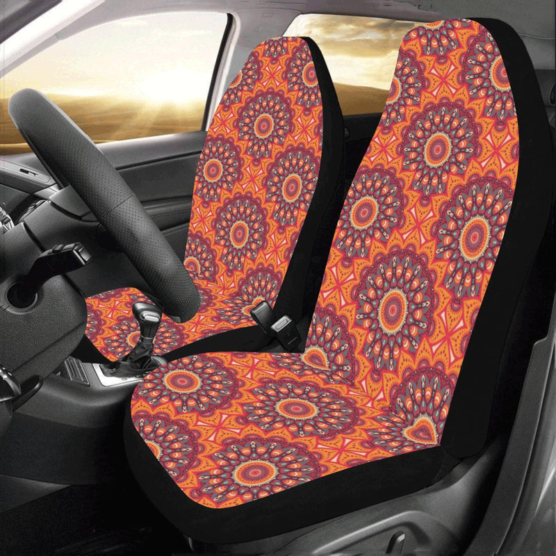 Bohemian Pattern Print Design 04 Car Seat Covers (Set of 2)-JORJUNE.COM