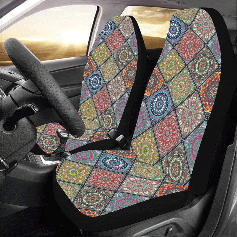 Bohemian Pattern Print Design 05 Car Seat Covers (Set of 2)-JORJUNE.COM