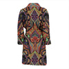 Bohemian Pattern Print Design 06 Men Bathrobe-JORJUNE.COM