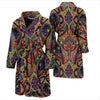 Bohemian Pattern Print Design 06 Men Bathrobe-JORJUNE.COM