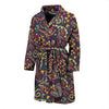 Bohemian Pattern Print Design 08 Men Bathrobe-JORJUNE.COM